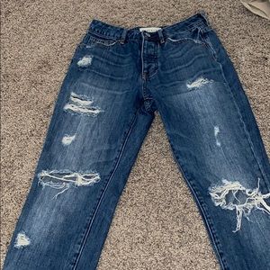 Pacsun Ripped mom jeans